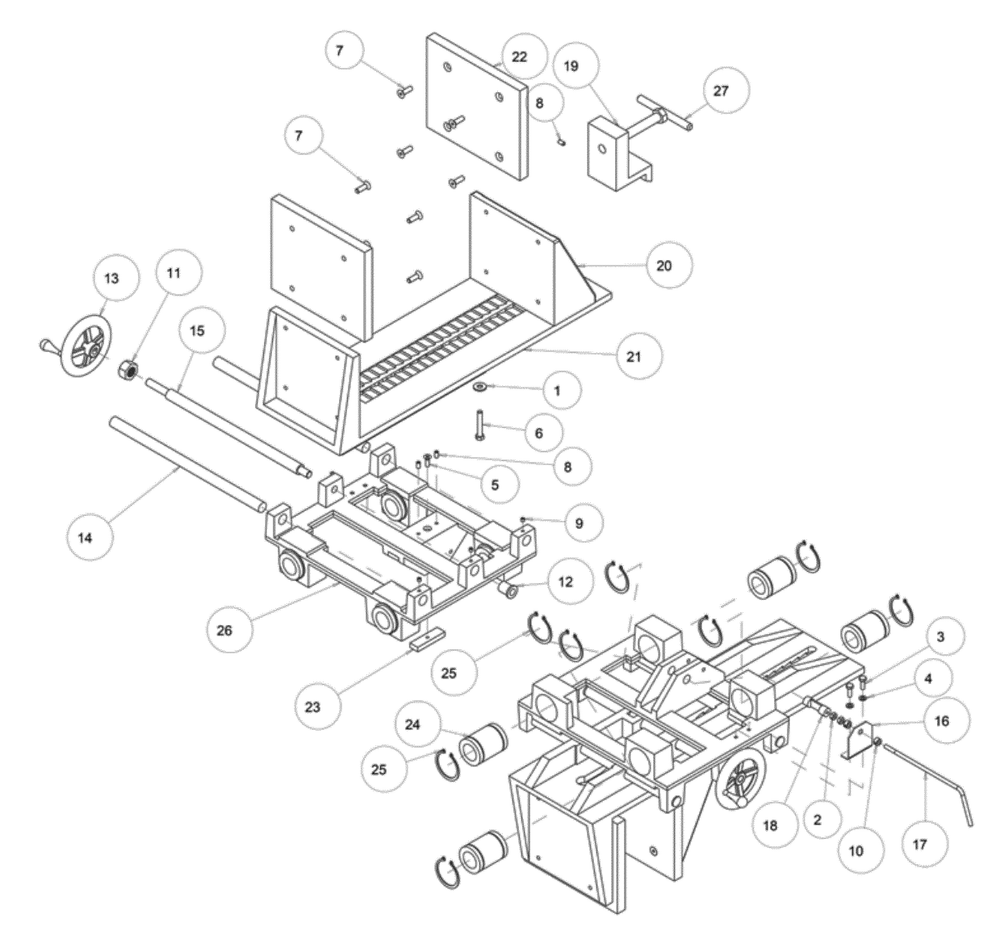 Section 05 Diagram and Parts List for HP30 168084 MK Diamond Tile Saw